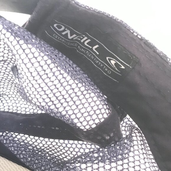 O'Neill Surf Beachwear Blue Red Stripe Stars Trucker Snapback Hat Cap - Picture 6 of 6